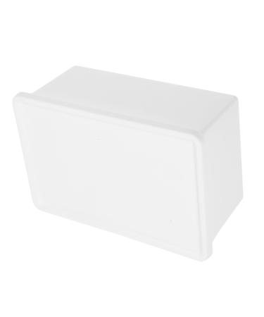 Alipis Organization Bucket Box Sheet storage box Beads laundry powders holder dedicated Laundry Detergent Holder washing powder laundry powder bin desktop storage barrel Japanese-style 16.8X11X7.5CM White