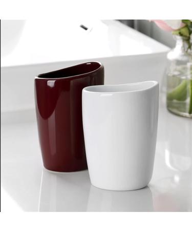 European Style Bathroom Five-Piece Set | POCHY Ceramic Toothbrush Cup Wash Set | Light Gray Bathroom Supplies - Buy Online on GoSupps.com