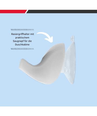 Mornin Glory Body Wet Shaving Starter Kit | 4 Razor Blades & Ergonomic Handle | Aloe Vera & Suction Cup Holder for Optimal Shaving Experience - Buy Online on GoSupps.com