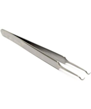 Curved Blackhead Tweezers | Stainless Steel Pimple Remover | ghfashion Beauty Tools for Flawless Skin - Buy Online on GoSupps.com