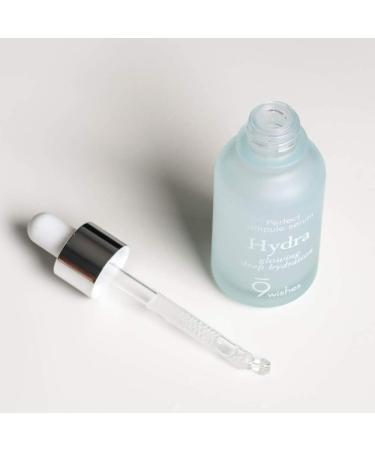 9wishes Hydra Ampoule Serum 1.01 Fl. Oz | Long-Lasting 72hr Moisturizer with 8-Layer Hyaluronic Acid & 55% Coconut Water | Korean Face Serum for Day & Night - Buy Online on GoSupps.com