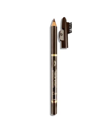 Beauty Forever True Kohl Waterproof Eyebrow Pencil with Sharpener Definer Matte Finish Long Lasting Waterproof Suitable For All Eyebrow Shapes Natural Looks 402 Dark Brown