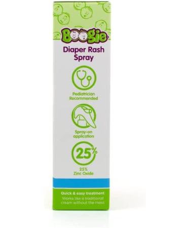 Boogie Bottoms Diaper Rash Cream Spray - Travel Friendly, No-Rub Application - Sensitive Skin - 1.7 oz - 200+ Sprays - Boogie Wipes Brand - Buy Online on GoSupps.com