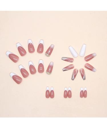 Diduikalor Medium Press On Nails - 24pcs | Trendy & Convenient Nail Solutions - Buy Online on GoSupps.com