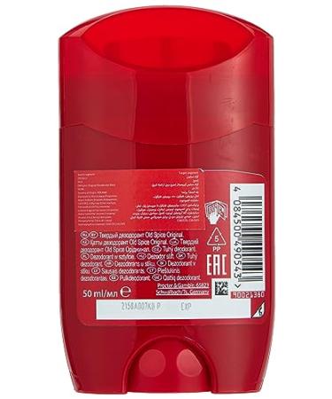 Original Deodorant Stick for Men - 50ml | Long-Lasting Antiperspirant with Nose Cleaning Brush | Smooth Application | Pack of 4 - International Shipping Available - Buy Online on GoSupps.com