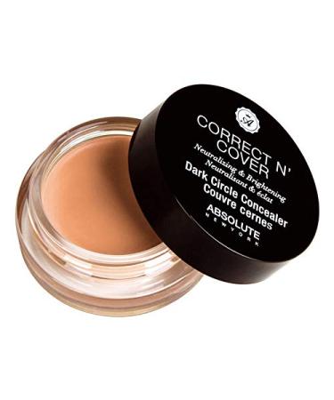 Absolute New York Correct 'n Cover Dark Circle Concealer - Medium | Conceal and Brighten Eyes - Buy Online on GoSupps.com