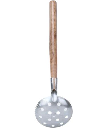 Alomejor 2 Pcs Ice Fishing Scoop Scoop Skimmer Ice Slush Scoop with Wood Handle Winter Outdoor Fishing Shovel Ice Tools Metal Wood Design - Buy Online on GoSupps.com