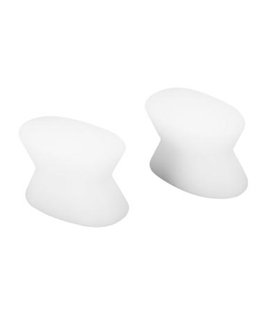 Bunion Cushion Protector 1 Pair Silicone Gel Toe Protector Straightener Separator Gel Toe Separators for Overlapping Toes Bunions Big Toe Alignment Corrector and Spacer