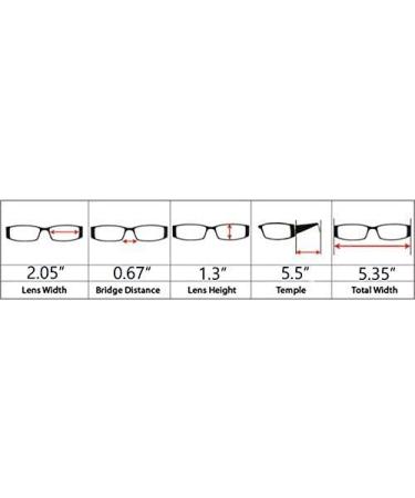 Eyekepper 5-Pack Vintage Men's Reading Glasses with Grey Lenses - Stylish Spring Hinge Design for Ultimate Comfort - Buy Online on GoSupps.com