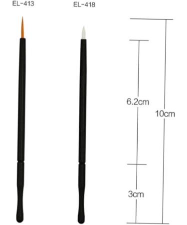 Baluue 150 Pcs Wand Applicator Eyeliner Liquid Gel Liner Eyeliner Gel Eyeliner White Liquid Eyeliner Orange - Buy Online on GoSupps.com