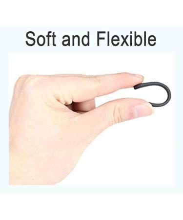 10 Pairs Black Silicone Anti-Slip Eyeglass End Tips - Soft Replacement Sleeve for Thin Wire Sunglasses Legs - Buy Online on GoSupps.com