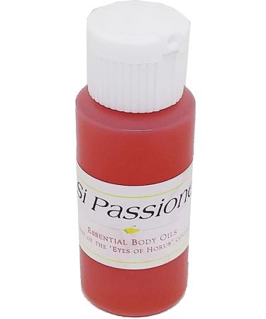 Si Passione - Type GA For Women Scented Body Oil Fragrance Flip Cap - Red - 1 oz. - ID#28090 1 Fl Oz (Pack of 1)