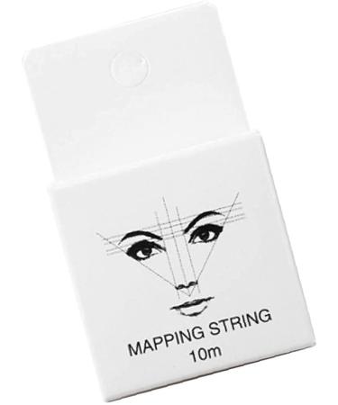 UK Professional Eyebrow Point Thread Box Eyebrow Mapping Cord Marking Line Tool 10m White