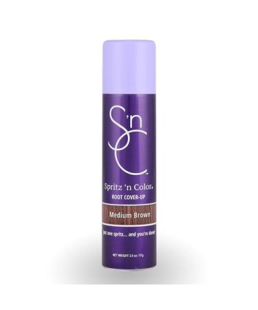 SNC Spritz n Color Root Cover-up (Medium Brown) 3-pack