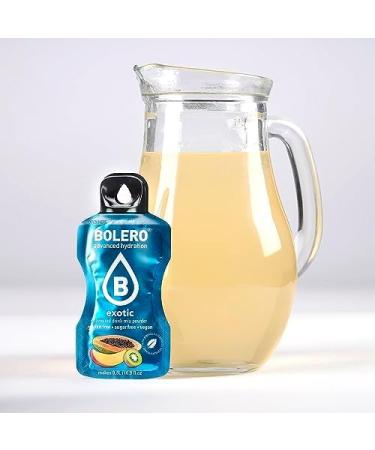 Bolero EXOTIC 24x3g | Sugar-free juice powder sweetened with stevia + vitamin C | for children and athletes | gluten-free vegan | exotic taste - Buy Online on GoSupps.com