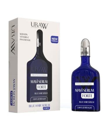 URAW Blue Serum 100ml - Effective Hair Growth & Anti-Hair Loss Serum | New Bottle for International Shipping - Buy Online on GoSupps.com