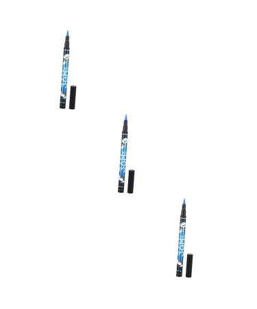 Beaupretty 3Pcs Eyeliner Pen Liquid Eyeliner For Women Colorful Eyeliner Pencil Long Lasting Makeup Size 1x3pcs as shown x 3pcs
