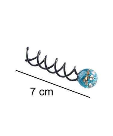 Set of 3 Twist Screw Hair Pins for Bun Styling - Spiral Hair Bun Stick Clips for Women - Buy Online on GoSupps.com
