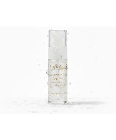 2 hyaluronzuur en alo vera gel serum saflora 30 ml