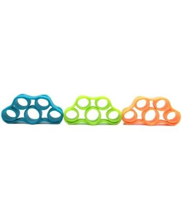 FEDBNET Finger Exerciser 1PCs Silicone Finger Training Rally Finger Resistance Band Grab Trainer Pull Ring Handle Green - Buy Online on GoSupps.com