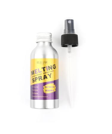 Melting Spray and Holding Spray Glue-Less Hair Adhesive Spray for Closure Lace Wigs All-Day Hold Daily Wig Application 120ml