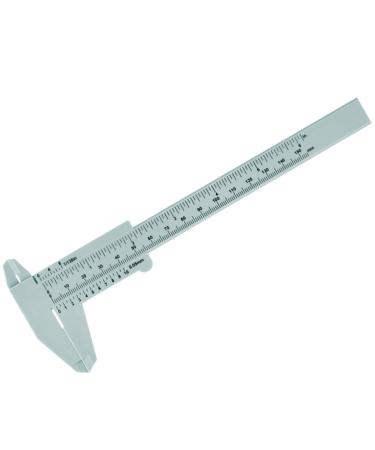 Outil de Mesure des Sourcils 150 MM en Plastique Gris Pied Coulisse Pr cis pour Maquillage Permanent R gle Sourcils Portable et Professionnelle Accessoire pour Tatouage et