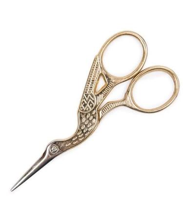 SGI 9006 Nail Scissors Baby Scissors Thread Scissors Nose Scissors Made of Stainless Steel (Gold-Plated Thread Scissors - 10