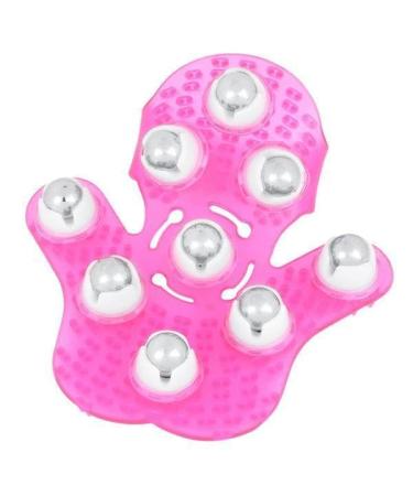 JAYIOLA 3x massage gloves with 9 rotating balls. Suitable for face neck back chest stomach leg and foot massage