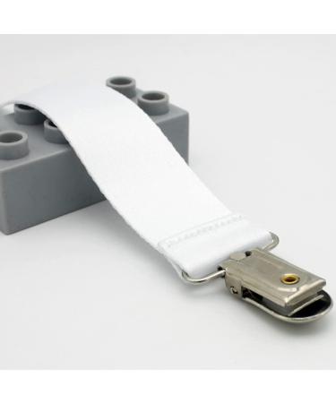 Picapoo Pacifier Clips for Toddlers | DIY Biting Teething Clips for Boys & Girls - White Pacifier Holders - Buy Online on GoSupps.com