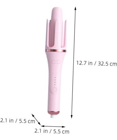 Baluue Fully Automatic Hair Curling Iron Curler Tool Hair Rollers Pink Nylon 32.50X5.50X5.50CM Pink - Buy Online on GoSupps.com