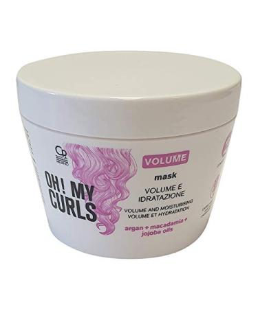 Oh! My Curls - Volume and Hydration Hair Mask for Damaged Hair- Professional Extra Volume and Ultra moisturising Treatment for Curly Hair that is Very Brittle and Dry - 250 ml