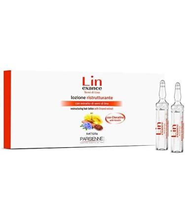 Lin Exance Pack of 12 x 10 ml bottles of linseed oil and keratin - Buy Online on GoSupps.com