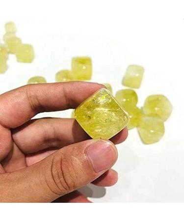 Natural Yellow Quartz Crystal Cube Citrine Tumbled Stone Crystal 9pc Obelisk - Buy Online on GoSupps.com
