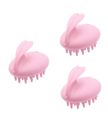 Fomiyes 3st scalp brush curls gel curly hair brushes slack scalp meacia hairbrush for the shower scalp massage clerk care brush electrical massage adorn