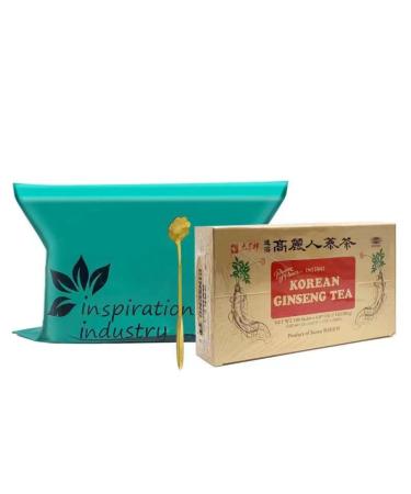 Prince of Peace Korean Ginseng Tea 100 Sachets + Industry Coffee Spoon | 100 Count Box - Buy Online on GoSupps.com