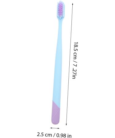 Mobestech 10 Pack Soft Foldable Travel Toothbrush Set - Compact & Portable Camping Toothbrushes for Manual Teeth Care - Buy Online on GoSupps.com