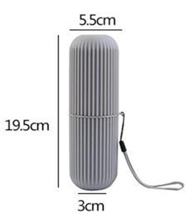 Digjobk Toothbrush Cup for Travel & Camping | White 1PC Toothpaste Storage Box | Outdoor Wash Cup & Toothbrush Cap Cover - Buy Online on GoSupps.com