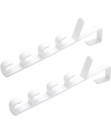 Cabilock 4 Pcs Towel Hooks Hanging Rack Multifunction Door Hanger 2pcsx2pcs Whitex2pcs - Buy Online on GoSupps.com