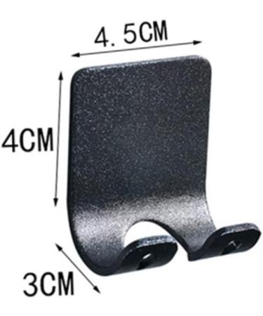 Alipis 12 STK Adhesive Razor Hangers - Black Aluminum Bathroom Razor Hook Storage - 3 Pack (4.5x4cm) - Durable Sticking Hooks for Child Safety - Buy Online on GoSupps.com
