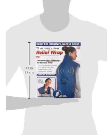 Ontel Thermapulse Relief Wrap Extra Long Heat Wrap Blue - Soothing Heat Therapy - Buy Online on GoSupps.com