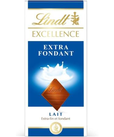 Lindt - EXCELLENCE Extra Fondant Tablet - Milk Chocolate 100g - Buy Online on GoSupps.com