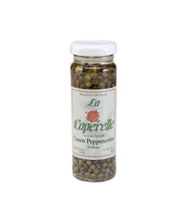 Green Peppercorns in Brine by La Caperelle (3.5 ounce) 1 Pack
