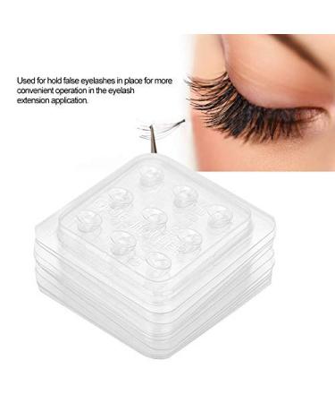 Disposable Eyelash Adhesive Palette - 10 pcs Plastic False Eyelash Glue Holder - Buy Online on GoSupps.com