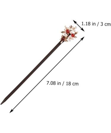 Beatifufu 1pc Vintage Pearl Hairpin Ancient Hair Chopsticks Hair Sticks for Buns Pearl Hair Accessories Japanese Decor Rhinestone Hair Clips Asian Crystal Flower Agate Japanese-style Bride - Buy Online on GoSupps.com