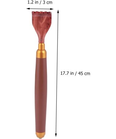 Buy Tovinanna Handheld Back Scratcher & Massager - Itching Relief Device 45x3cm Golden | International Shipping Available - Buy Online on GoSupps.com