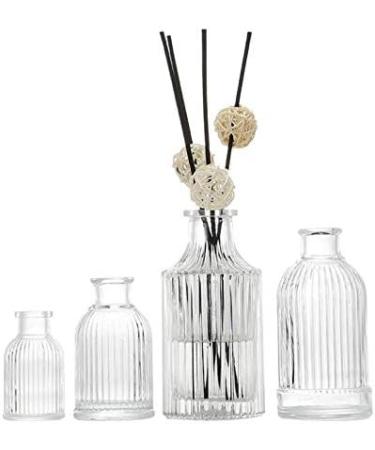 250 ml Clear Glass Diffuser Bottle - Aromatherapy & Essential Oil Accessories for DIY Fragrance Projects - Buy Online on GoSupps.com