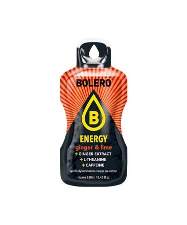 Bolero Bolero ENERGY Sugar Free Water Flavours Ginger Lime Flavour 6 x 7g