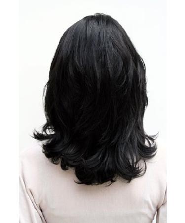 Shop DIVA Jet Black Shoulder Length Wig 2103-1B | 40 cm | International Shipping Available - Buy Online on GoSupps.com