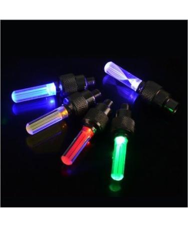 Dkiigame 10 Pack LED Flash Tyre Wheel Valve Cap Light for Car Bike Bicycle - Red, Yellow, Blue, Green, Colorful - Buy Online on GoSupps.com