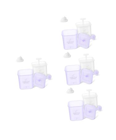 Beavorty 8 Pcs Foam Maker Plastic Foaming Bottle Foam Maker Foaming Face Wash 11.00X7.50X7.50CMx4pcs As Shownx4pcs
